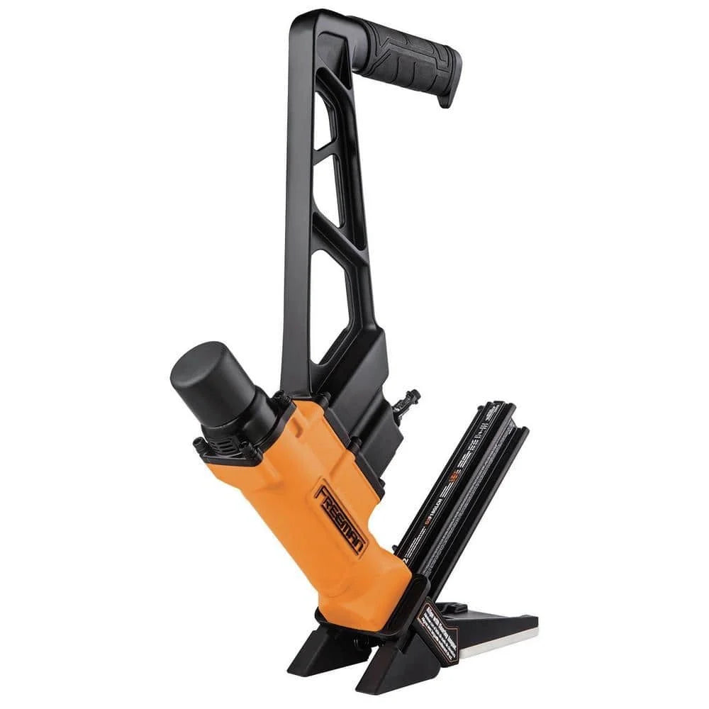 Freeman G2F18GLCN 2nd Generation Pneumatic 18-Gauge 1-3/4" L-Cleat Flooring Nailer with Flooring Mallet, Interchangeable Base Plates, and 1/4" NPT Air Connector