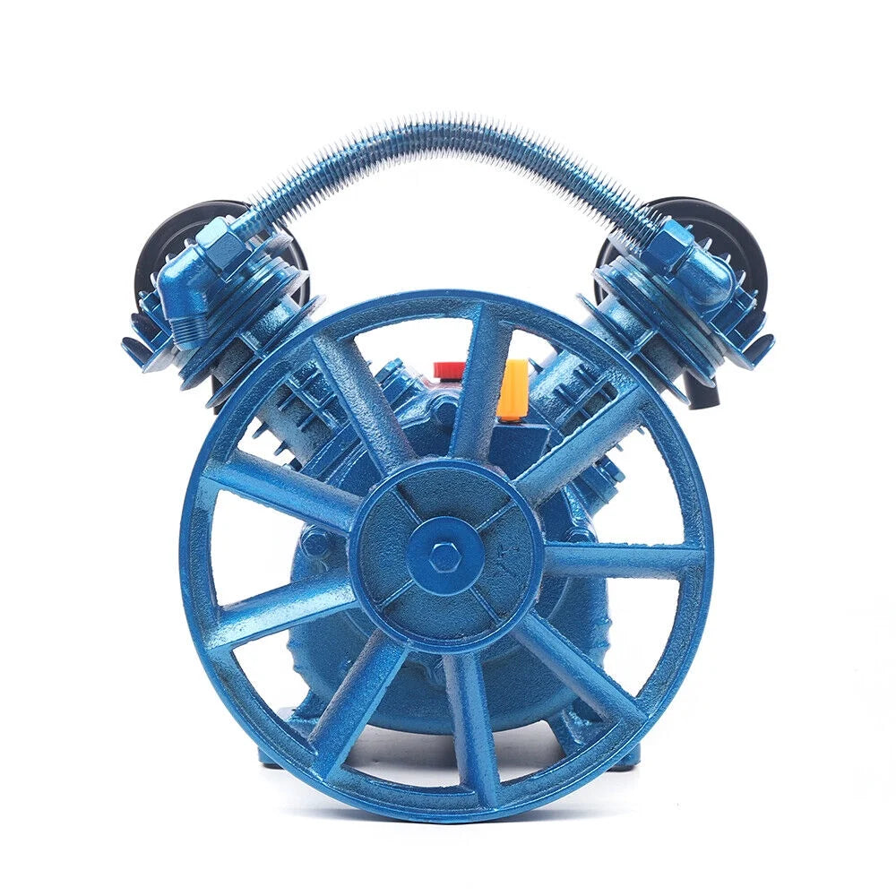 2 Piston Air Compressor Head Pump V Style Twin Cylinder Single Stage 2-HP 115PSI