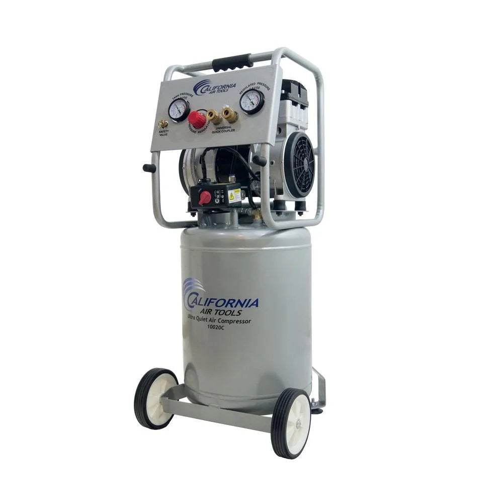 California Air Tools 10020C-22060 Ultra Quiet and Oil-Free 10 Gallon 2.0 HP Powerful Air Compressor