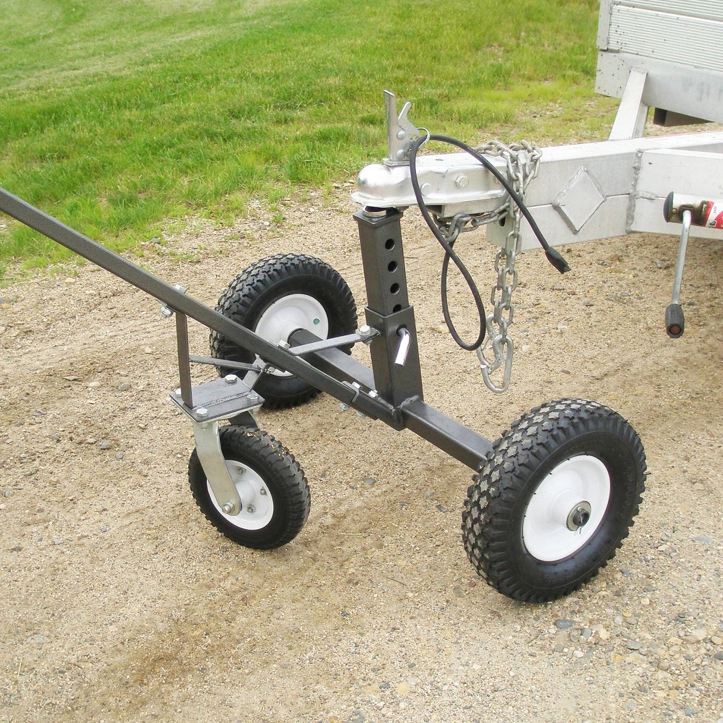 Tow Tuff Adjustable Heavy Duty 800 Pound Capacity Portable Trailer Dolly