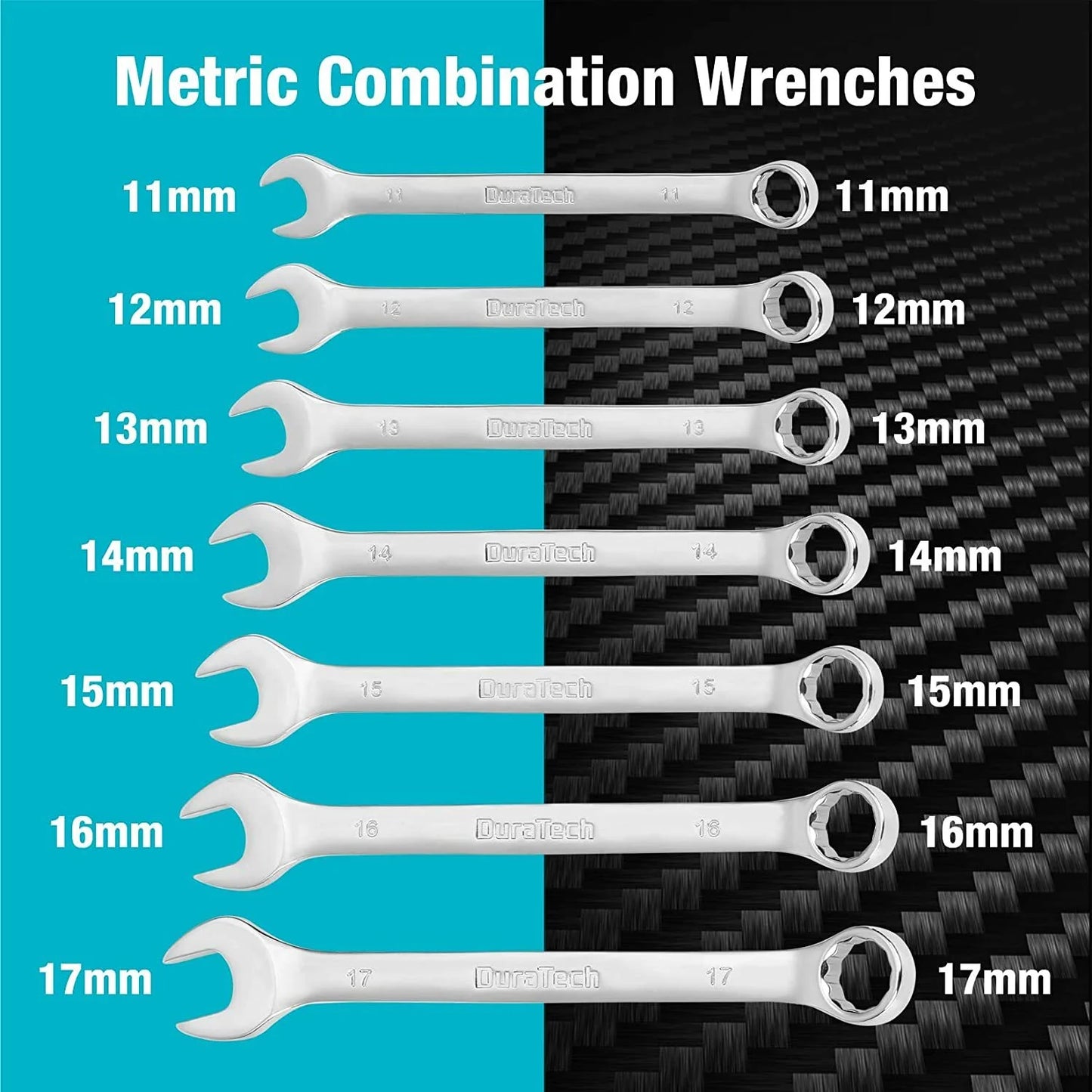 DURATECH 497 Piece Mechanics Tool Set SAE/Metric Ratchet And Wrench Sockets Set
