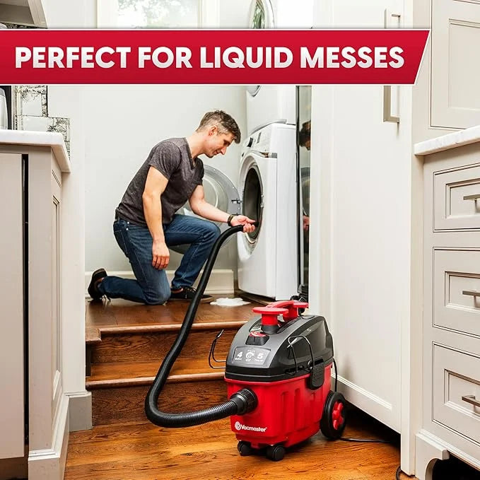 Vacmaster 4-Gallon 5 Peak HP Household Wet/Dry Vacuum - VF408B 1101