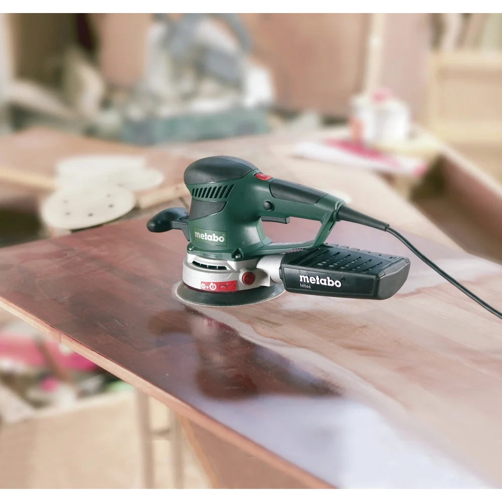 Metabo 6-Inch Variable Speed Dual Random Orbit Disc Sander - 8,400-22,000 Rpm - 3.4 Amp With Turbo Boost, Integrated Dust Collection