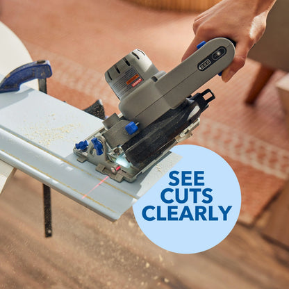 Dremel Blueprint Portable Saw Station with 12V Compact Circular Saw and Multi-Purpose Cutting Case (CS12V-S1C)