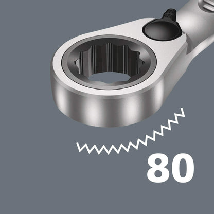 Wera 020090 Joker Combination Wrench with Switch 4 Piece Set - Metric