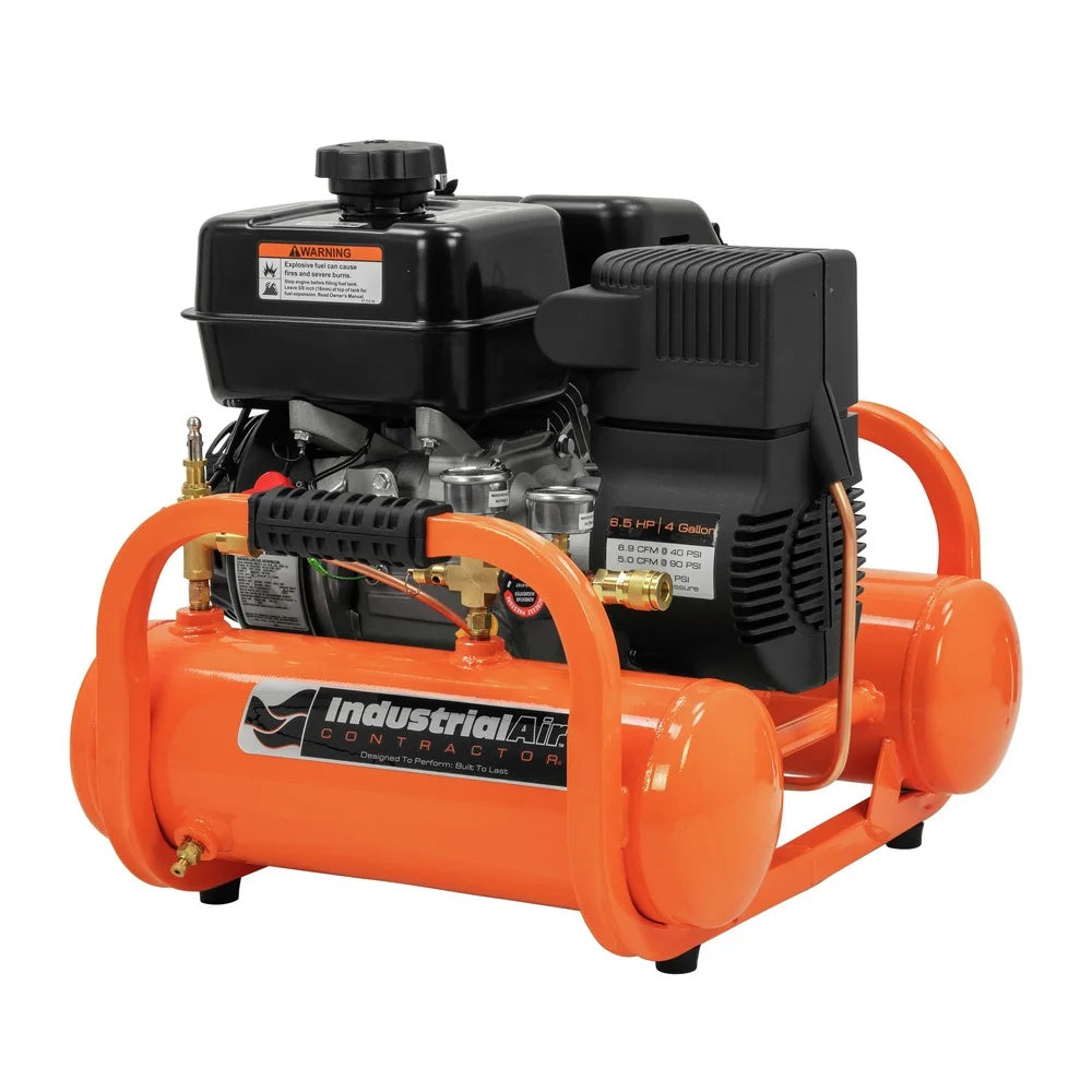 Industrial Air CTA6590412 Steel Orange 6.5 HP 155 PSI Oil-free Air Compressor 4 gal