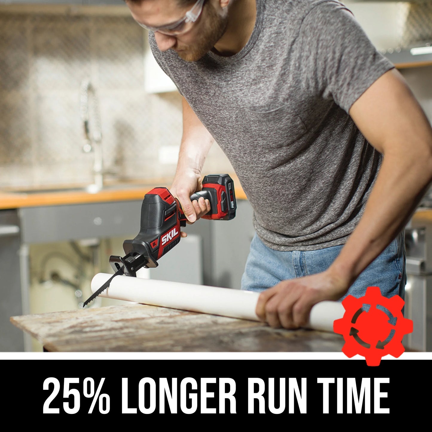 SKIL PWR Core 12? Brushless 12V Cordless Reciprocating Saw with PWR Jump Charger