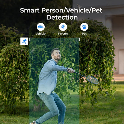 Reolink E1 Outdoor Series 4K 8MP Smart PTZ Wi-Fi 6 Camera Auto Tracking Color Night 3X Optical Zoom