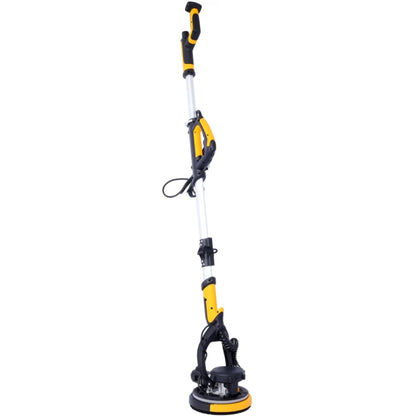 Drywall Sander, 780W Electric Drywall Sander with Vacuum Dust Collection 6.5A Motor Dustless Floor Sander with Variable Speed 900-1800RPM, LED Light, Extendable & Foldable Handle,