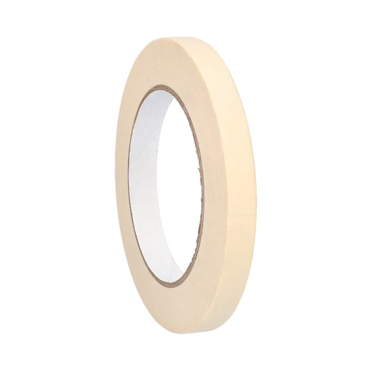 SSBM 96 Rolls - 4.3 Mil - General Purpose Masking Tape Water & Oil Resistant, Quality Adhesive, Mutipurpose, Ivory, 3/4" x 60 Yards