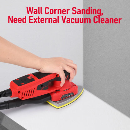 M optimized Electric Detail Sander with 12 Sanding Paper, 350W Brushless Motor Mouse Sander, Powerful & Low Vibration, 10000 RPM, for Wood Working, Polishing, Carpentry