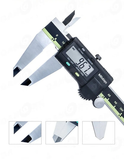 Mitutoyo 500-193-30 Advanced Onsite Sensor AOS Digital Caliper LCD Vernier Caliper Stainless Steel Measuring Tools 500 Series, 0" to 12"/0 to 300mm Measuring Range, 0.0005"/0.01mm Resolution, AOS