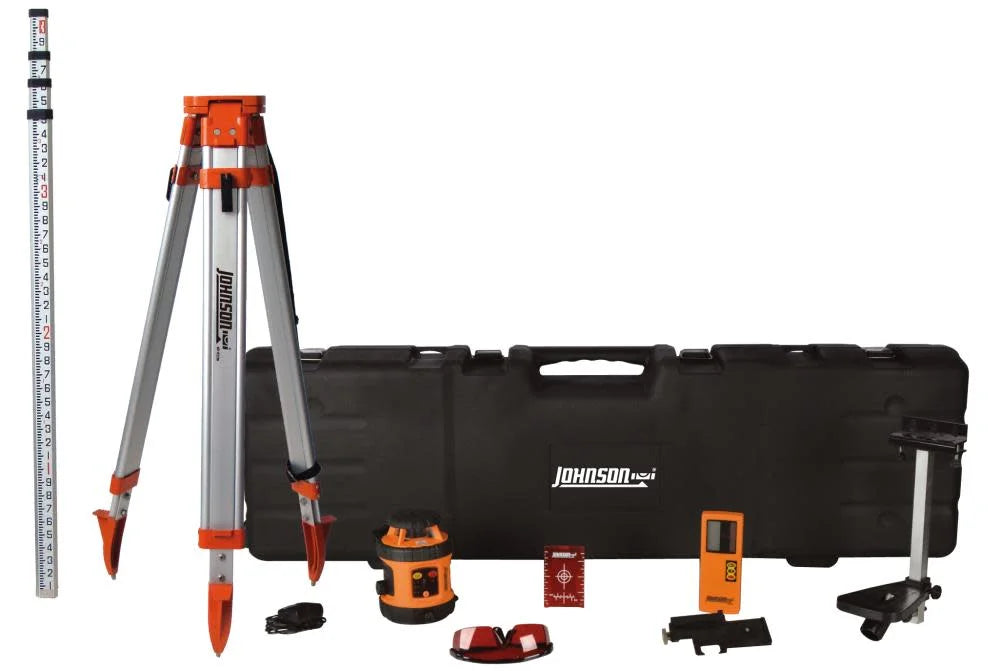 Johnson Level Self-Leveling Horizontal Rotary Laser System