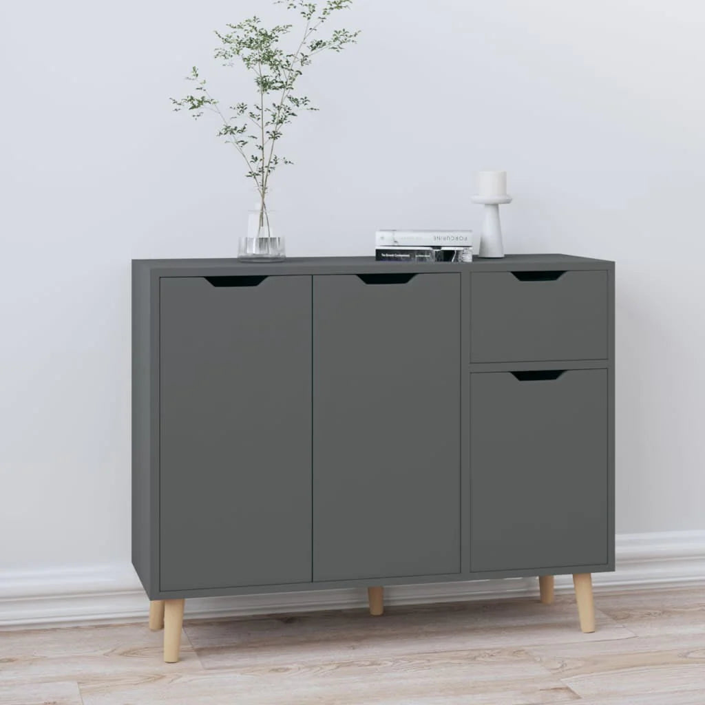 vidaXL Sideboard Console Cabinet with Storage for Bedroom Engineered Wood