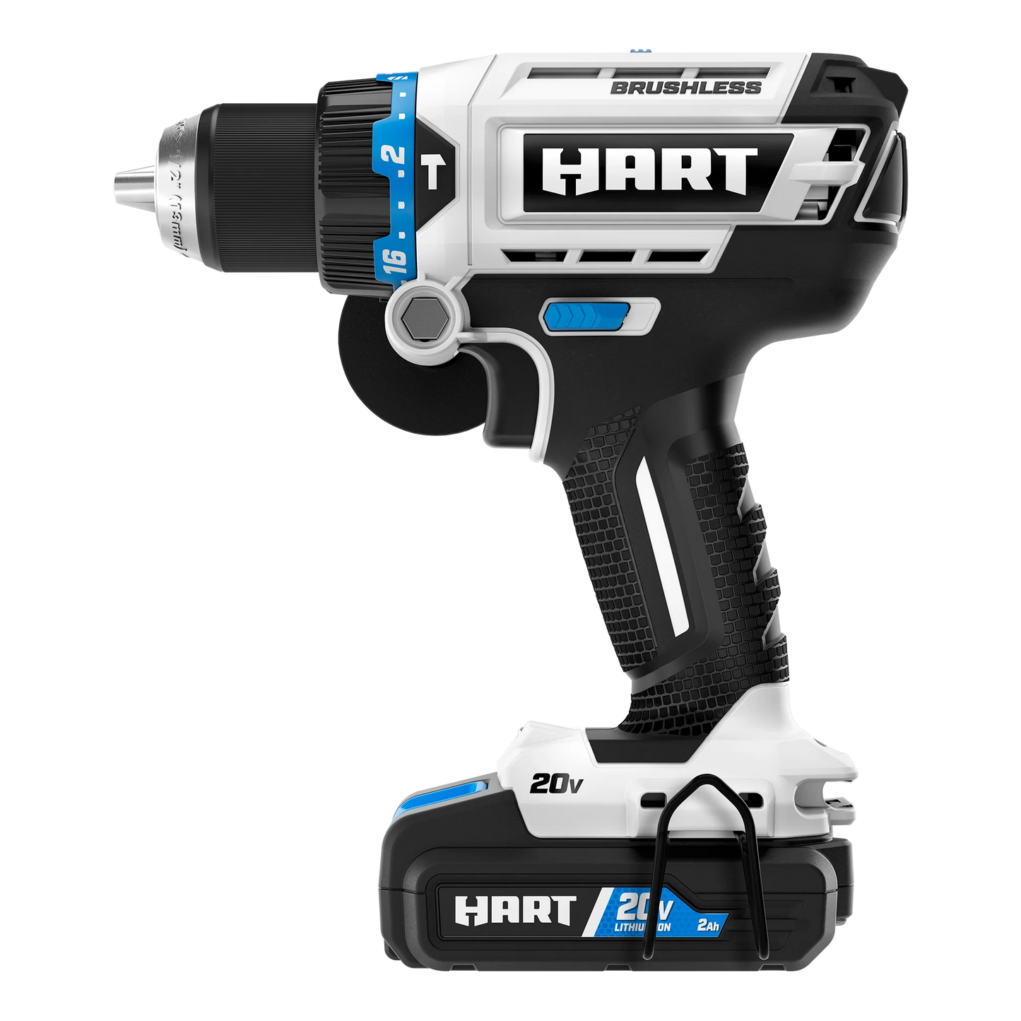 HART 20-Volt Brushless 1/2" Hammer Drill Kit