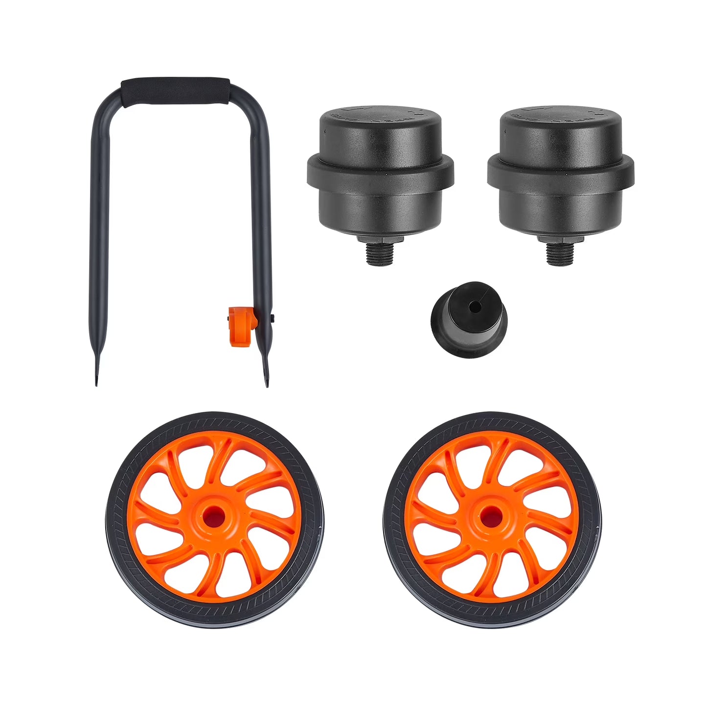 KFFKFF Air Compressor with 6.3 Gallon Capacity, 2 HP 3.35 CFM@90PSI Oil-Free Tank, Max. Pressure of 116PSI, 70 dB Low Noise Level, Ideal for Auto Maintenance, Tire Pumping, Spray Paint Jobs
