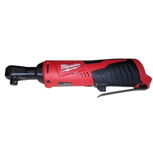Milwaukee M12 12V Cordless 3/8 in. Ratchet Tool Kit - Includes REDLITHIUM Battery, Charger & Case - Model 2457-21
