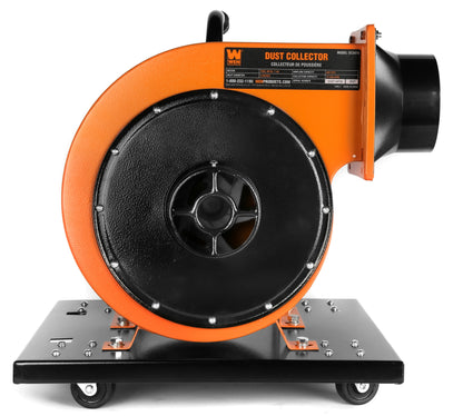 WEN 7.4-Amp Rolling Dust Collector with Induction Motor, 15-Gallon Bag and Optional Wall Mount