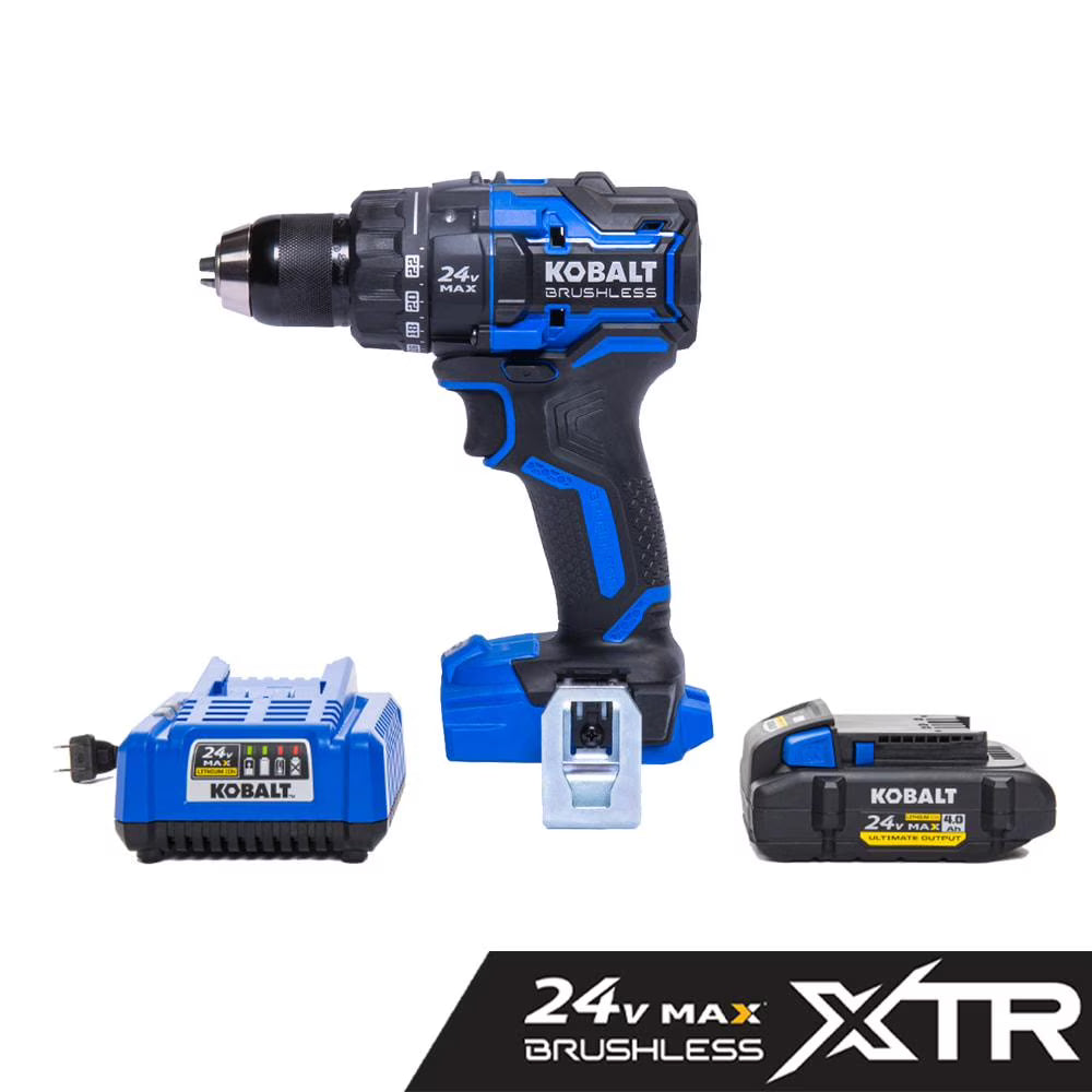 Kobalt Kobalt XTR 24-volt 1/2-in Keyless Brushless Cordless Drill ( Hard Case Included )