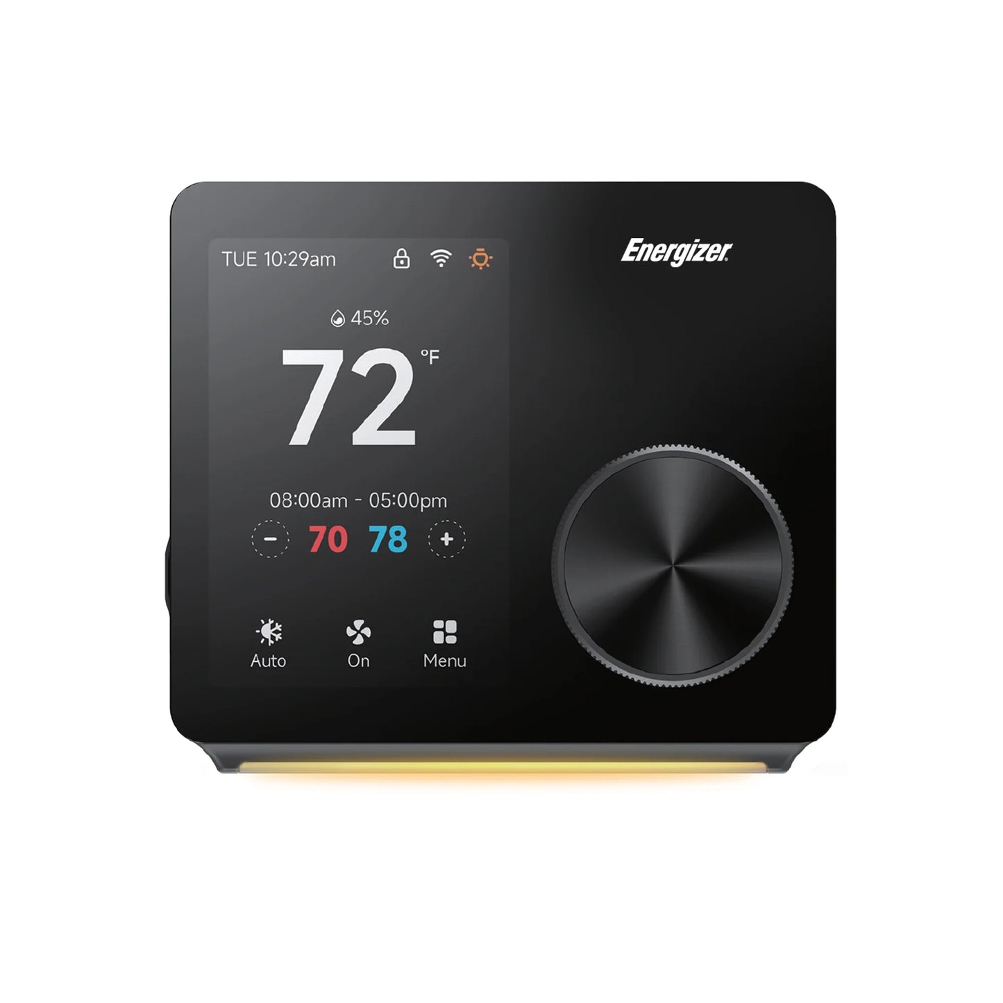 Energizer Smart Thermostat, Programmable Dual Band Wi-Fi Thermostat with 3.5? Color Touch Screen