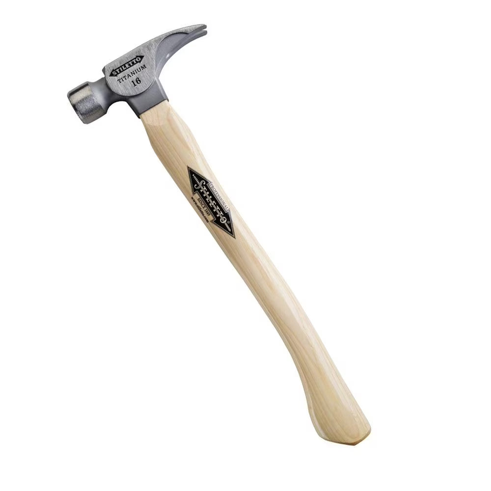 Stiletto 16 Oz. Smooth-Face Framing Hammer with Hickory Handle TI16SC