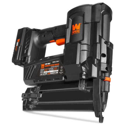 WEN 20V Max Cordless 18-Gauge Brad Nailer with 2.0Ah Battery and Charger