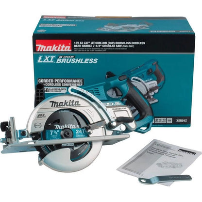Open Box Makita 18V 7-1/4 in. Cordless Brushless Circular Saw Tool Only