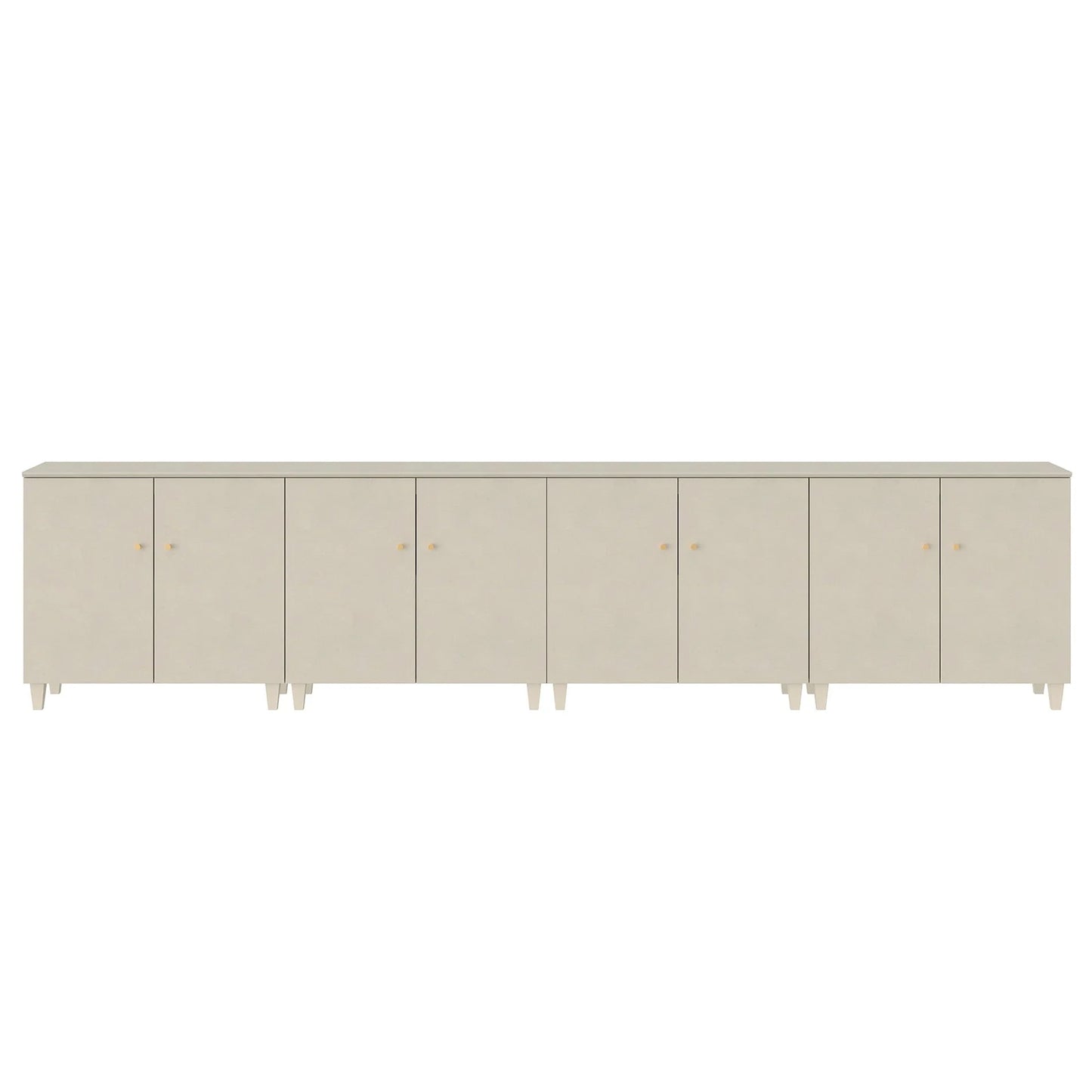 Sideboard Buffet Server Cabinets with Doors, 70.8" Kitchen Wood Coffee Bar Table, 2 -In-1 Storage Cabinets with 6 Compartments for Dining Room, Living Room, Entryway, Beige Faux Linen Textured Finish