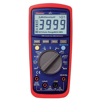 Westward Digital Multimeters,40 Ohms,4000 Counts 22XX20