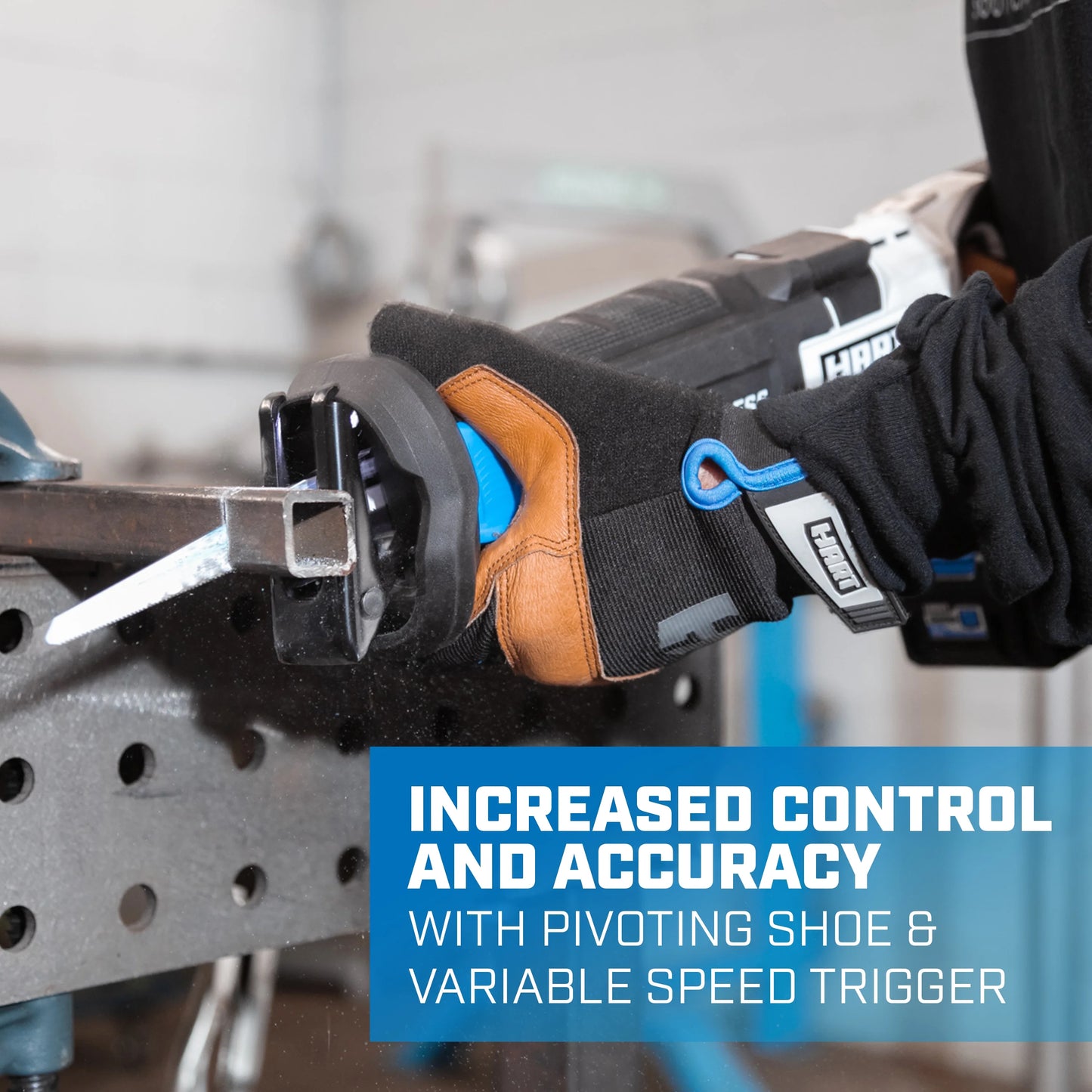 HART 20-Volt Battery-Powered Brushless Reciprocating Saw (Battery Not Included)