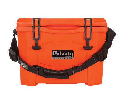 Grizzly Coolers Marine Chest Cooler,Hard Sided,15.0 qt. 4400512