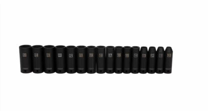 Kobalt 16 -Piece Metric 1/2-in Drive Set 6-point Impact Socket Set