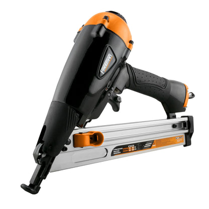 Freeman P4FRFNCB Pneumatic Framing and Finishing Nailer and Stapler Kit with Bag (4-Piece)