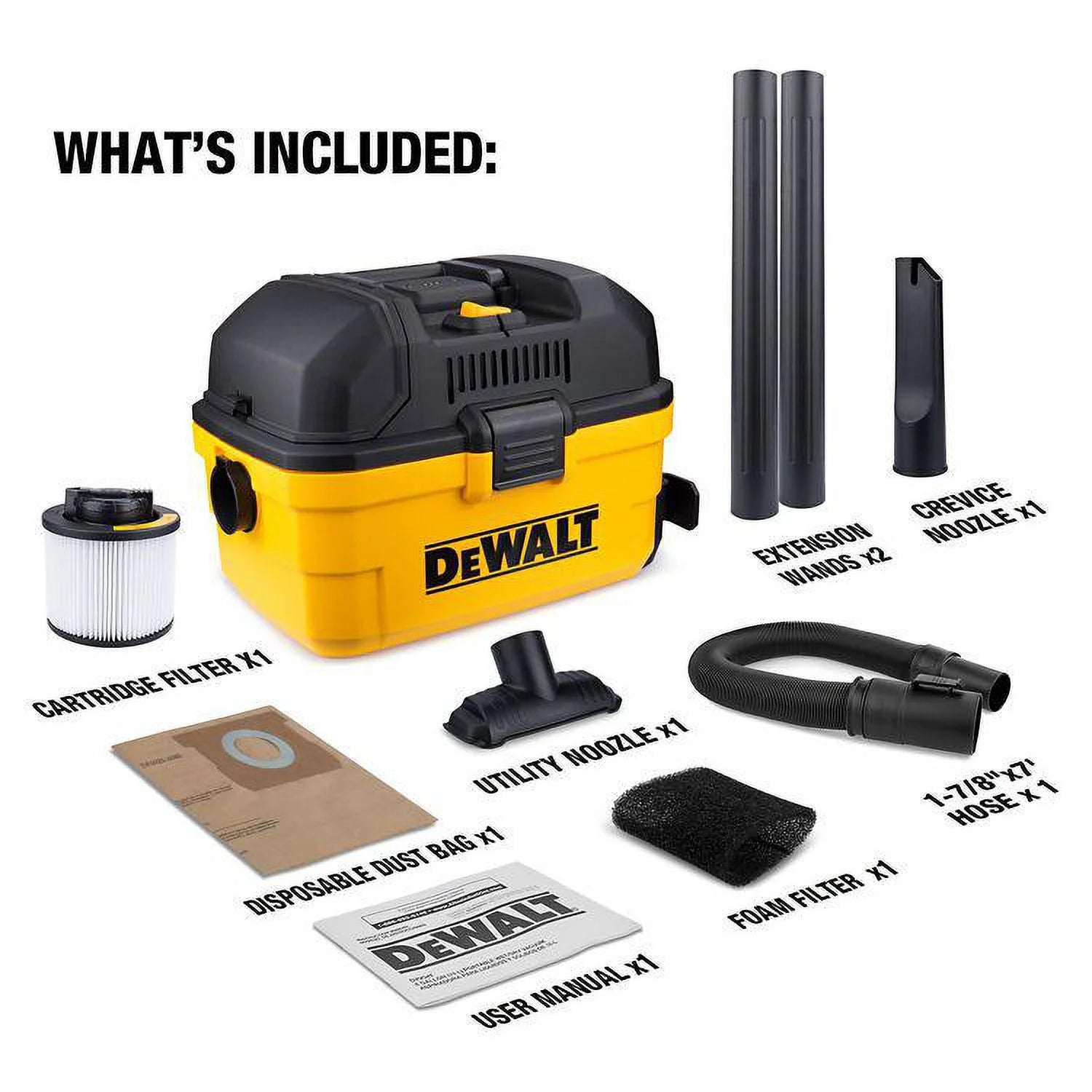 DeWALT 4-Gal 5-Peak Hp Toolbox Vac DXV04T