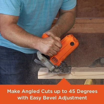 BLACK+DECKER 7-1/4-Inch Circular Saw with Laser, 13-Amp BDECS300C
