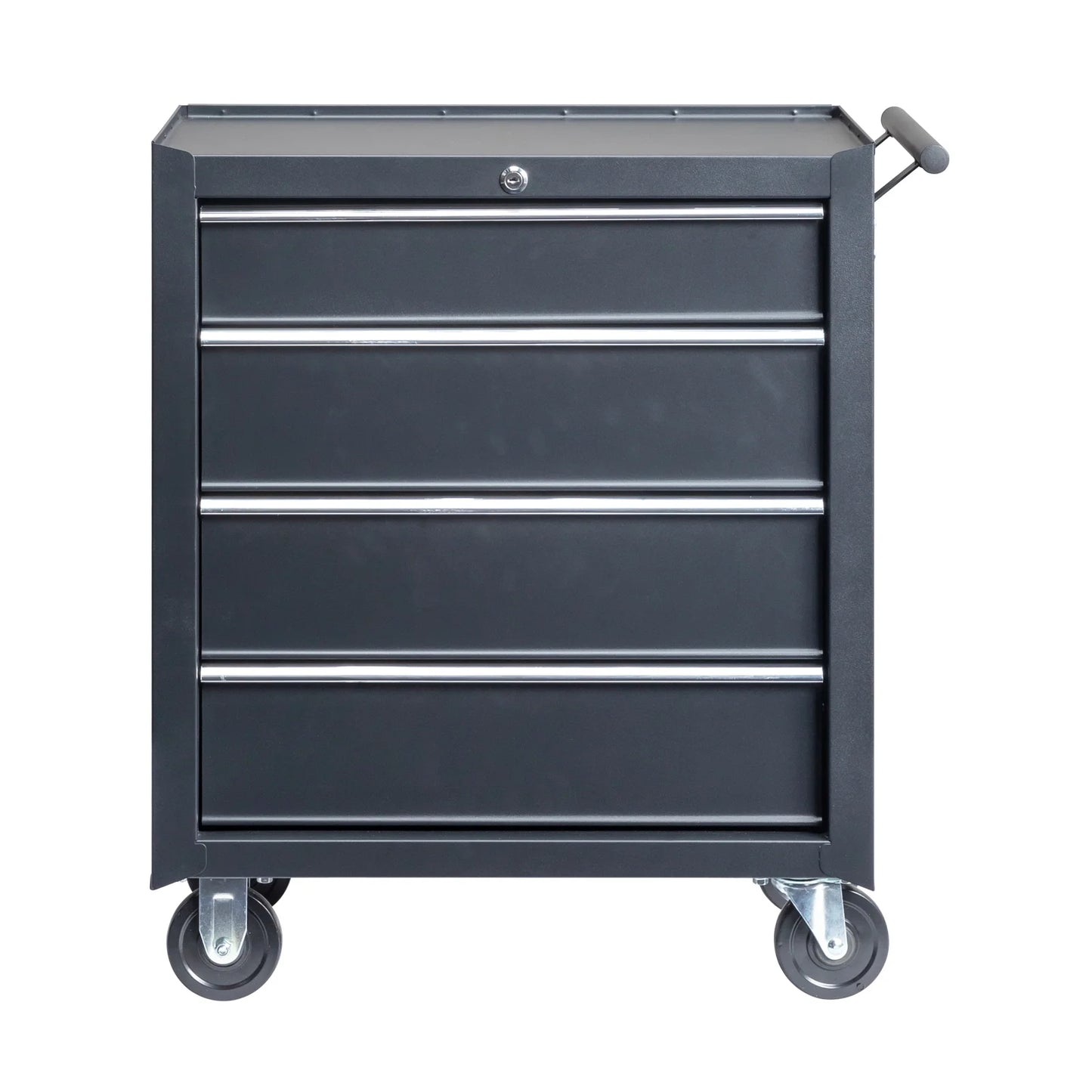 Winado Modern Box 4-Drawer Rolling Tool Chest with Wheels, Steel Black, 25.98" 52.91 lb