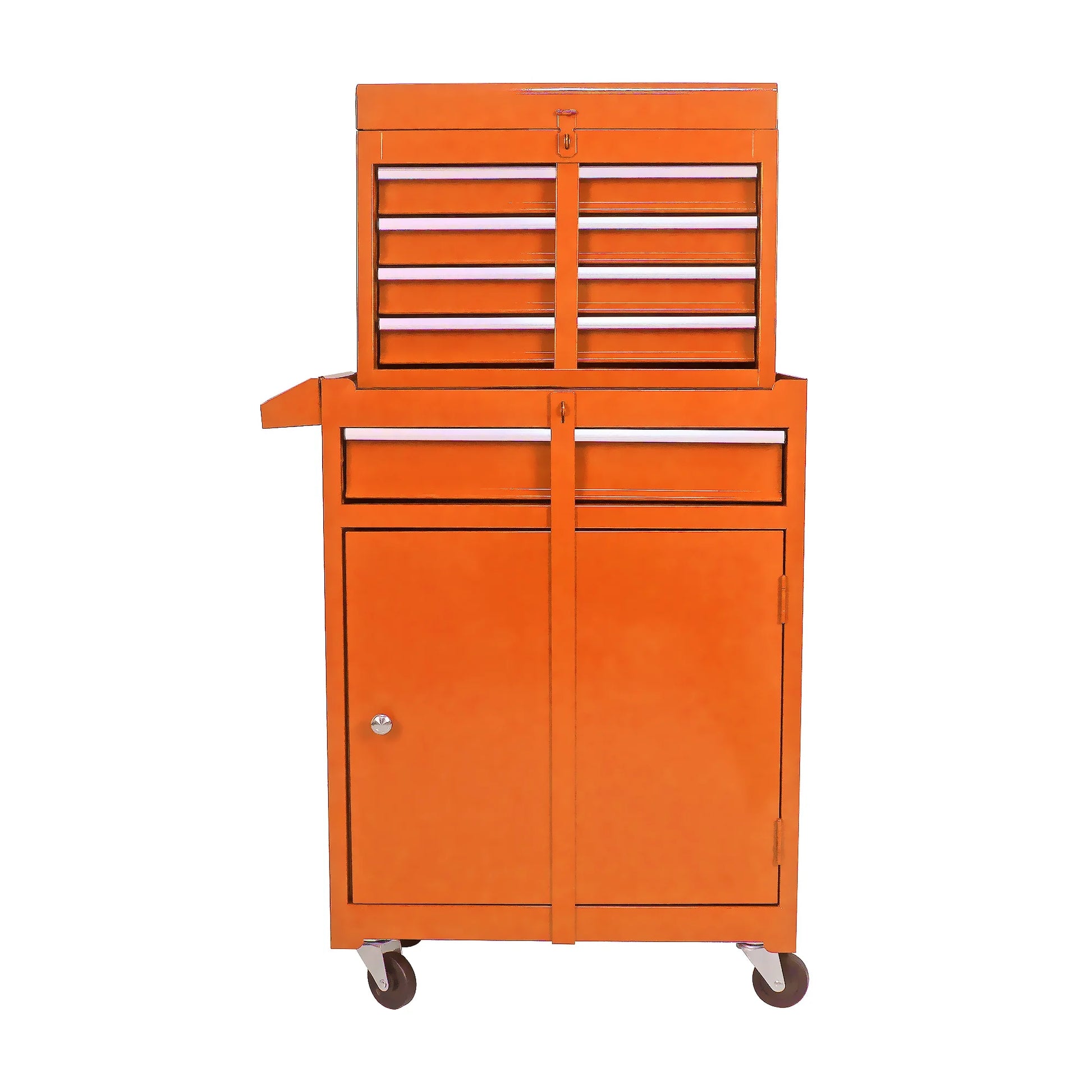 Rolling Tool Chest, 5-Drawer Tool Box Organizer Sliding Drawers Detachable Top & Adjustable Shelf