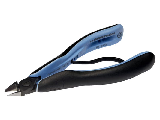 Lindstrom RX-8144 - ERGO Precision Diagonal Cutter w/Tapered Head, Flush, 0.01-0