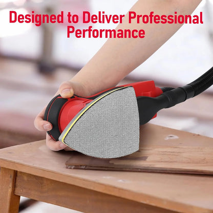Towallmark Electric Detail Sander with 12 Sanding Paper, 350W Brushless Motor Mouse Sander, Powerful & Low Vibration, 10000 RPM, For Wood Working, Polishing, Carpentry