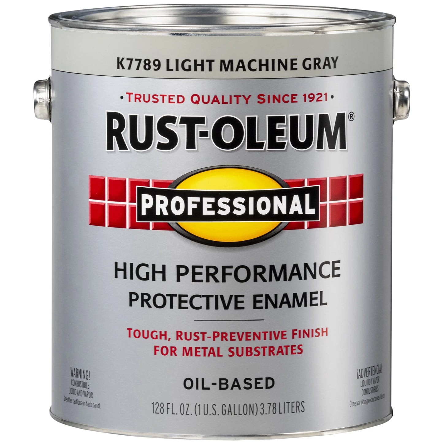 2 Pack, Light Machine Gray (400 Voc), Rust-Oleum Professional High Performance Gloss Protective Enamel Paint- Gallon