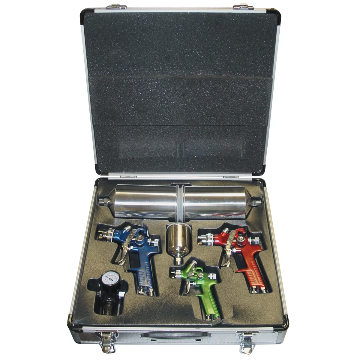 TITAN 4 Pc. Hvlp Spray Gun Kit W/Aluminum Case