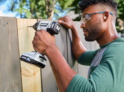 HART 20-Volt Cordless 1/4? Hex Impact Driver 2-Pack 4AH Battery Kit Bundle