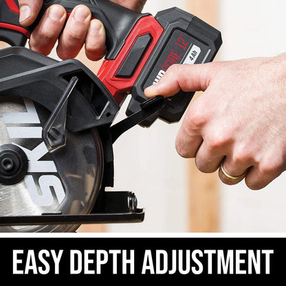 SKIL Cordless PWR CORE 12? Brushless 12-Volt Drill Driver and Circular Saw Kit with 4.0Ah Battery and PWR JUMP Charger