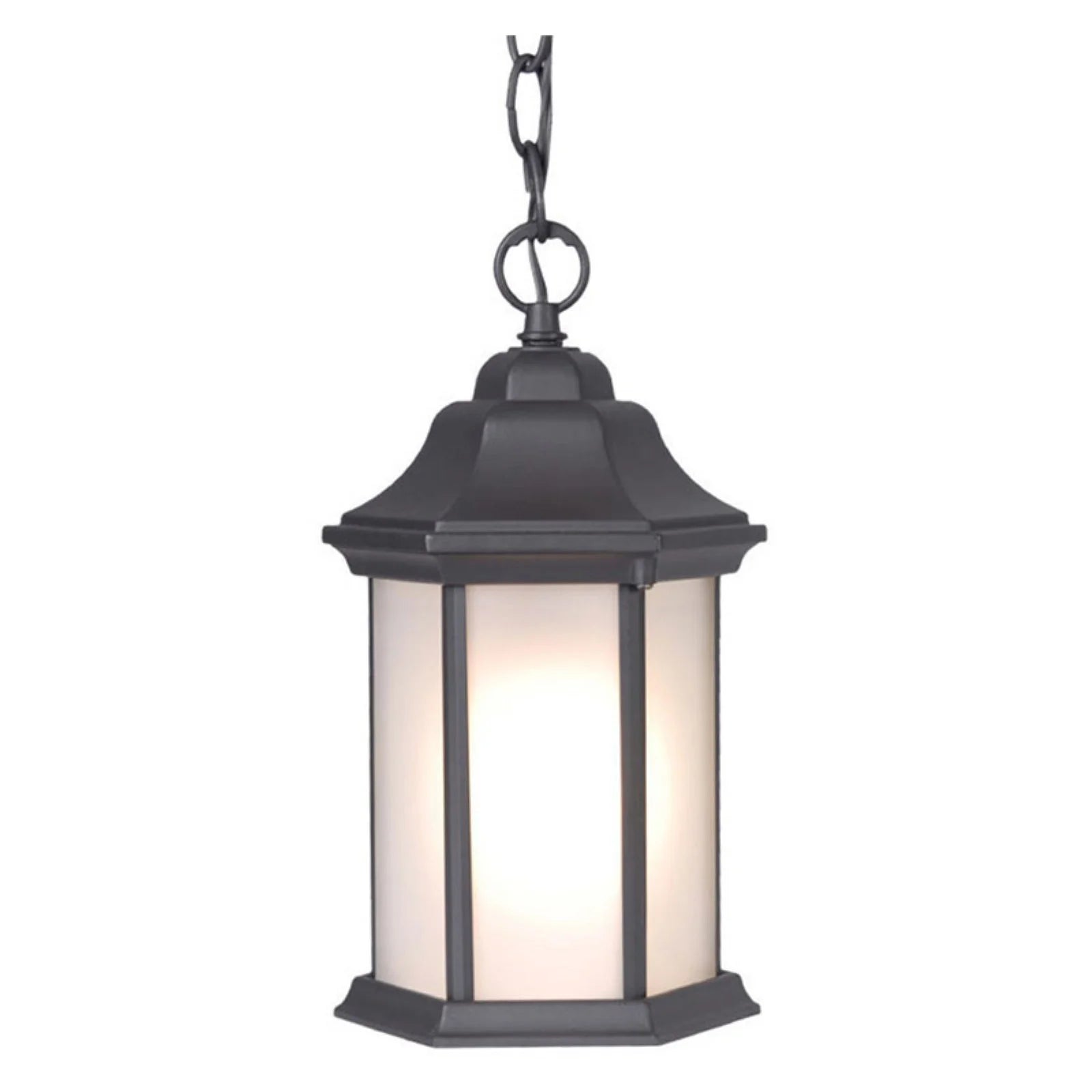 5185BK-Acclaim Lighting-Madison - One Light Outdoor Hanging Lantern - 6 Inches Wide by 12 Inches High