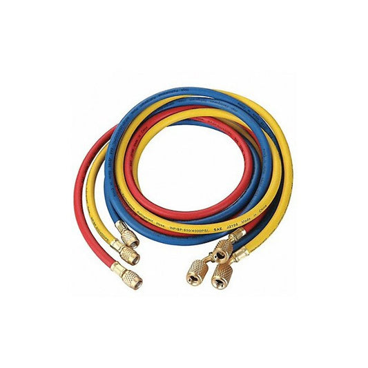 Dayton Hose Set,6 ft L,Blue/Red/Yellow,800 psi 4PDG4