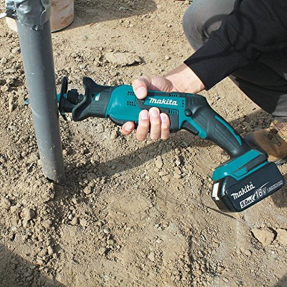 Makita LXT Cordless Compact Recipro Saw Kit 5.0Ah Lithium-Ion 18V 0-3000 RPM