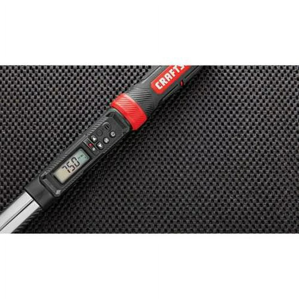 Craftsman Digital Torque Wrench, 1/2 in Drive, 50 to 250 ft-lb, 29.7 in Overall Length