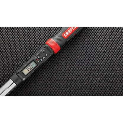 Craftsman Digital Torque Wrench, 1/2 in Drive, 50 to 250 ft-lb, 29.7 in Overall Length