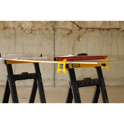 Stanley Adjustable 2 Way Sawhorse 1000 lb. Black