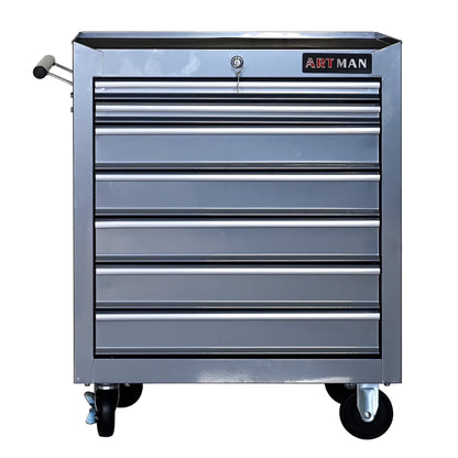 ARTMAN 7 Drawer Tool Rolling Storage Cart ,Tool Boxes Tool Chest with Wheels and Drawers for Garage Workshop Warehouse